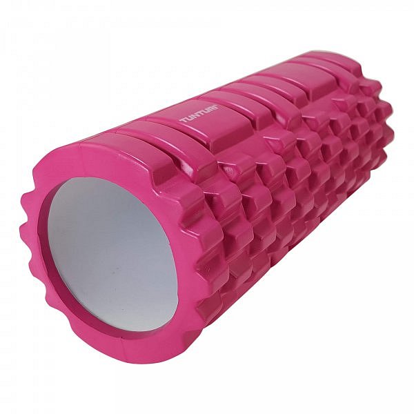 Masážní válec Foam Roller TUNTURI 33 cm / 13 cm růžový