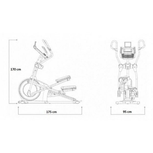 Eliptický trenažér NORDICTRACK C9.5