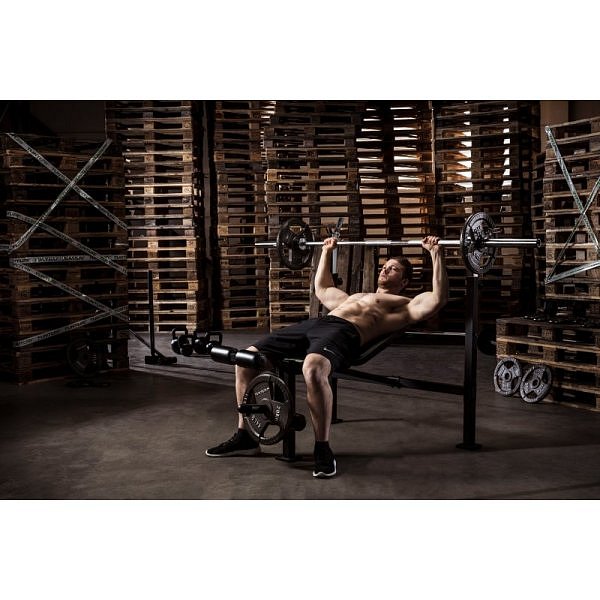 Posilovací lavice TUNTURI WB60 Olympic Width Weight Bench