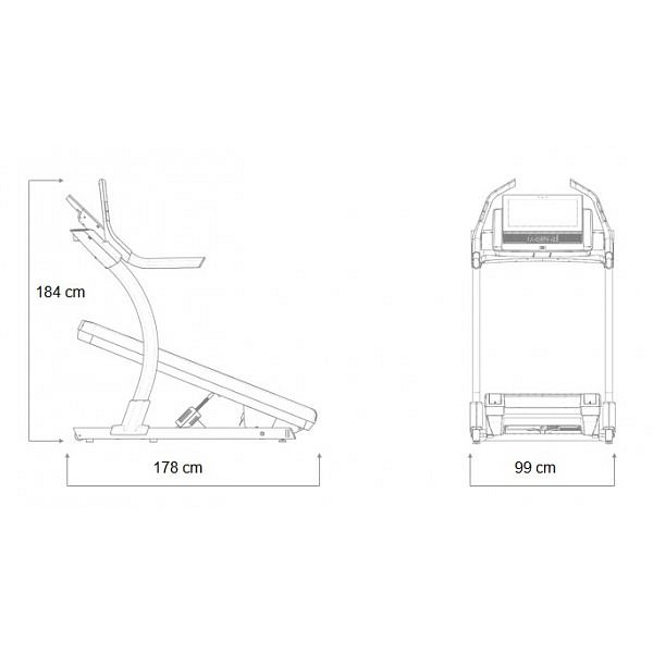 Běžecký pás NORDICTRACK Incline Trainer X22i NETL27719