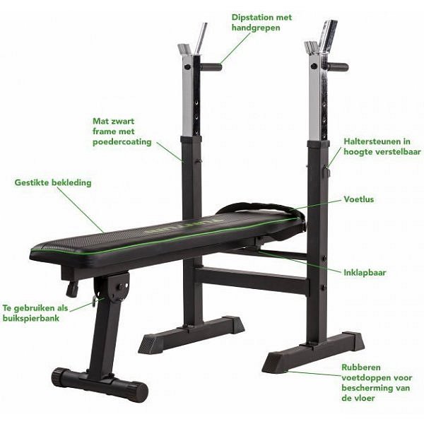 Posilovací lavice TUNTURI WB20 Basic Weight Bench