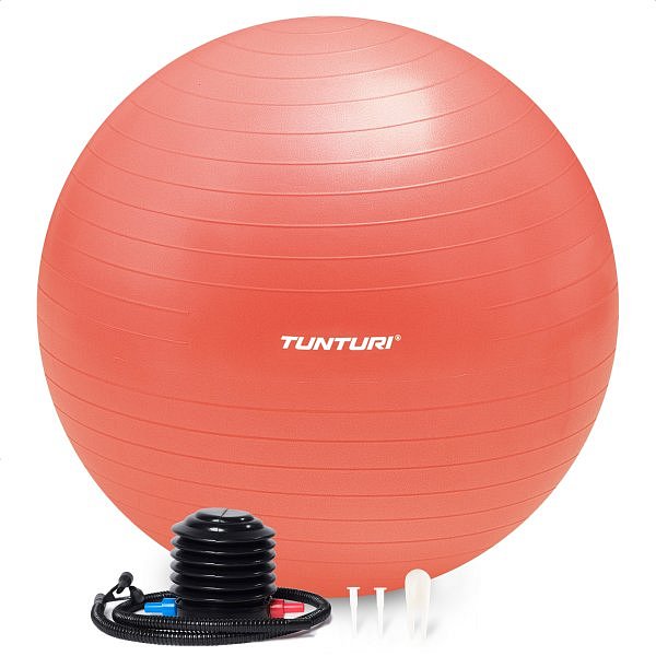 Gymnastický míč s pumpičkou TUNTURI zesílený 75 cm Růžově zlatý