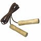 Švihadlo kožené s dřevěnými rukojeťmi TUNTURI