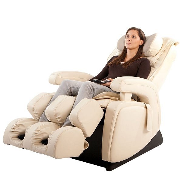 Masážní křeslo FINNLO FINNSPA PREMION Massage Chair, creme