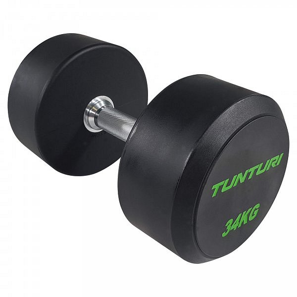 Sada jednoručních činek TUNTURI Pro 34-42 kg (5 párů)