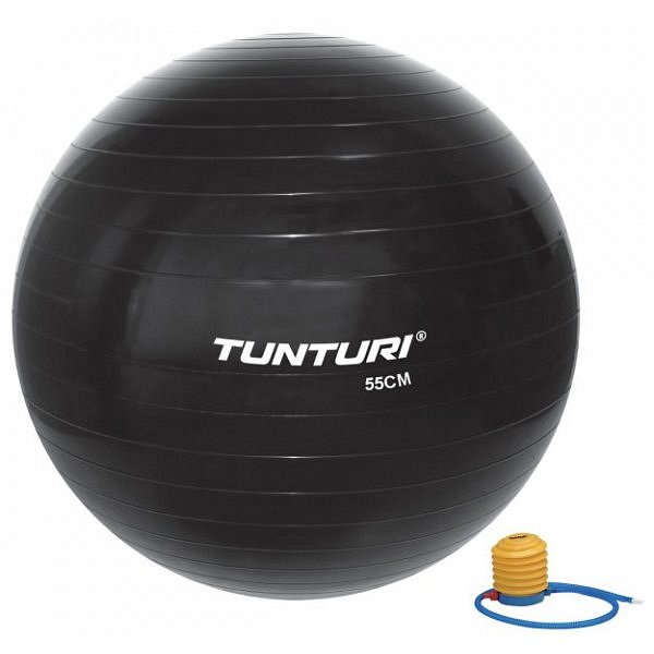 Gymnastický míč TUNTURI 55 cm černý