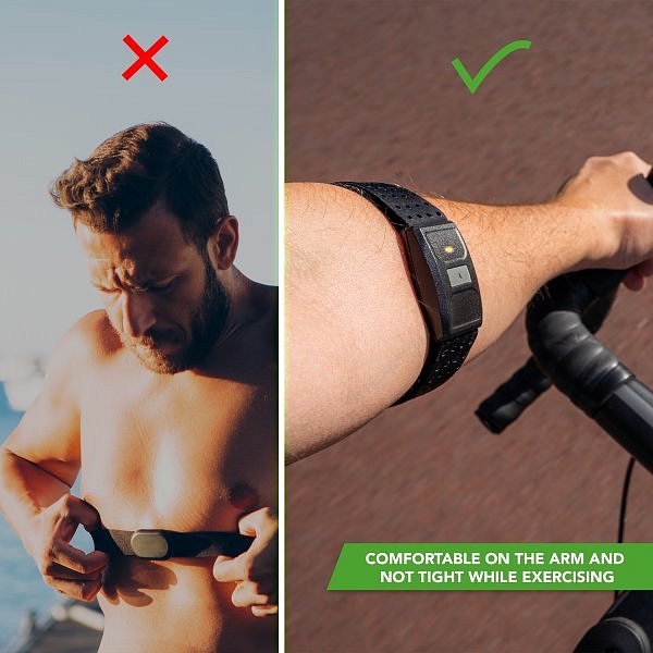Hrudní pás TUNTURI Rate Armband