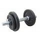 Nakládací jednoruční činka HAMMER Dumbbell Set Black 10 kg / 30 mm