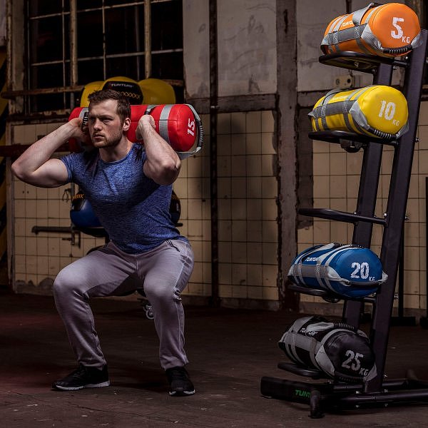 Posilovací vak 20 kg TUNTURI Strengthbag modrý
