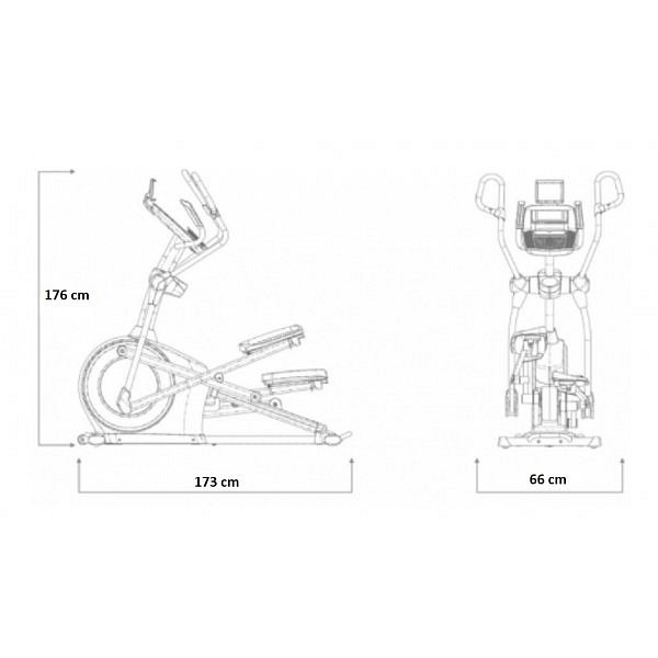 Eliptický trenažér NORDICTRACK C7.5