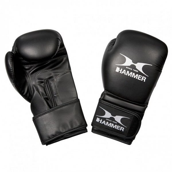 Boxovací rukavice HAMMER Boxing PU 10 OZ černé