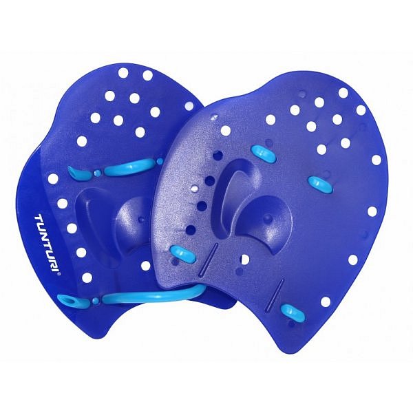 Plavecké pádla TUNTURI Handpaddles modrá M