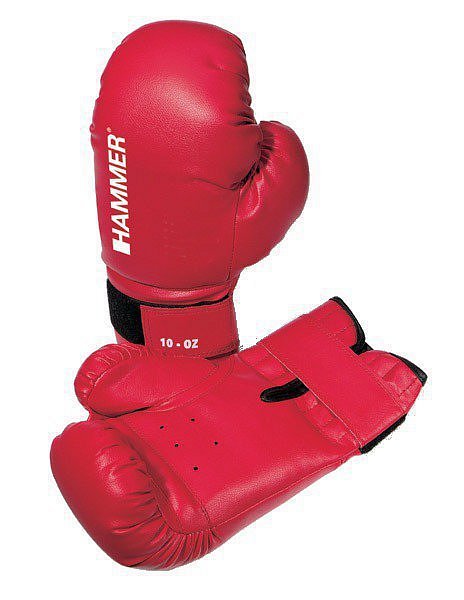Boxovací rukavice HAMMER Fit PU 10 OZ červené
