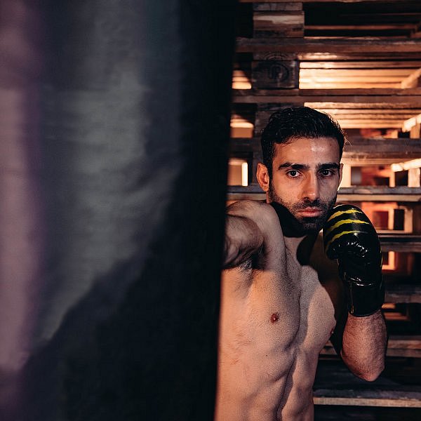 Boxovací pytel TUNTURI vč řetězu 100 cm / 29 kg
